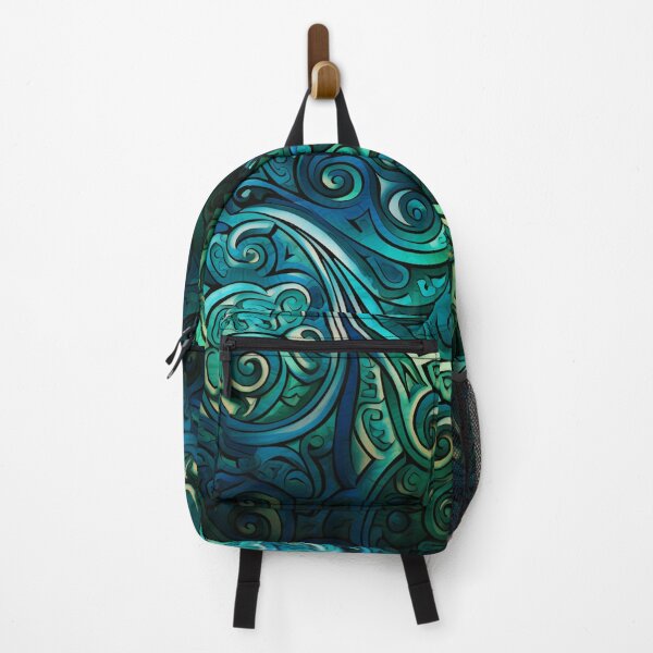 Item preview, New Zealand Māori Paua Pattern Koru Design 390 designed and sold by GrinGalore.