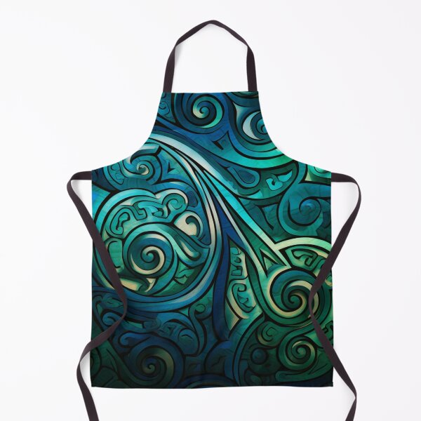 Item preview, New Zealand Māori Paua Pattern Koru Design 390 designed and sold by GrinGalore.