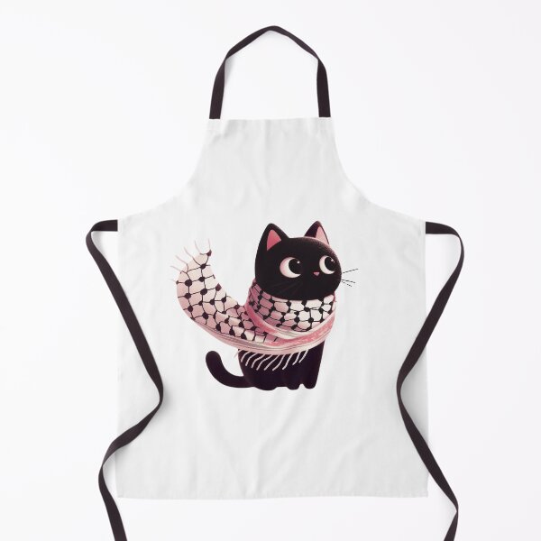 Item preview, Cute cat wearing the keffiyeh designed and sold by FreshArtFusion.