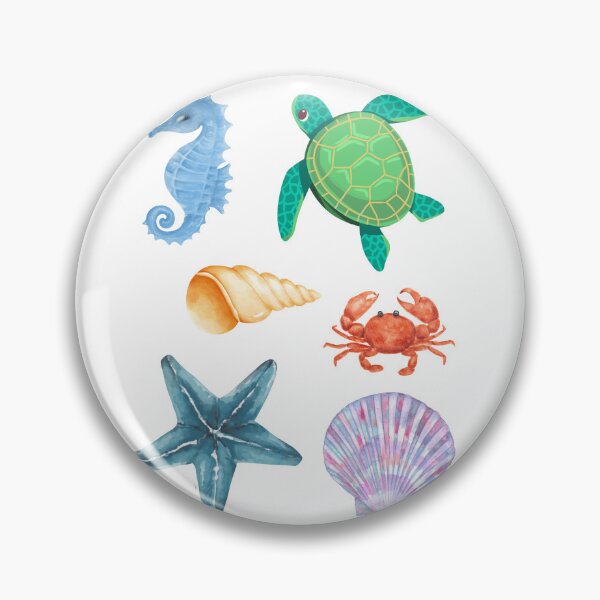 Item preview, Small Beach Animals Art – Cute Coastal Design for Clothing, Accessories, and Perfect Gifts for Beach Lovers designed and sold by knalpot-design.