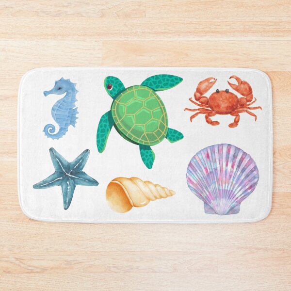 Item preview, Small Beach Animals Art – Cute Coastal Design for Clothing, Accessories, and Perfect Gifts for Beach Lovers designed and sold by knalpot-design.