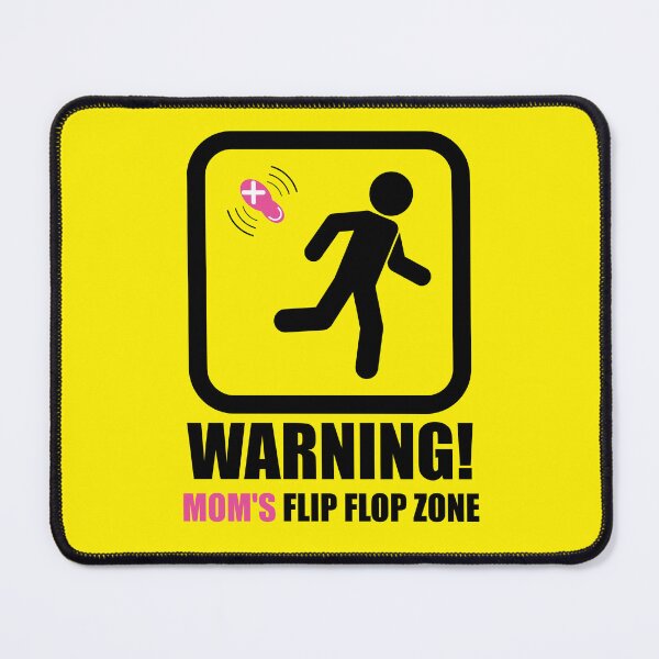 Item preview, SIGN POSTER - WARNING! CAREFUL! - MOTHER'S FLOPPING AREA designed and sold by CuPensky.