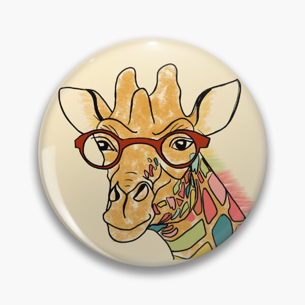 Artikelvorschau, Streberhafte Giraffe entworfen und verkauft von Onehappyhook.