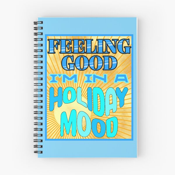 Item preview, Feeling Good I'm in a Holiday Mood Blue designed and sold by CreaTwinkles.