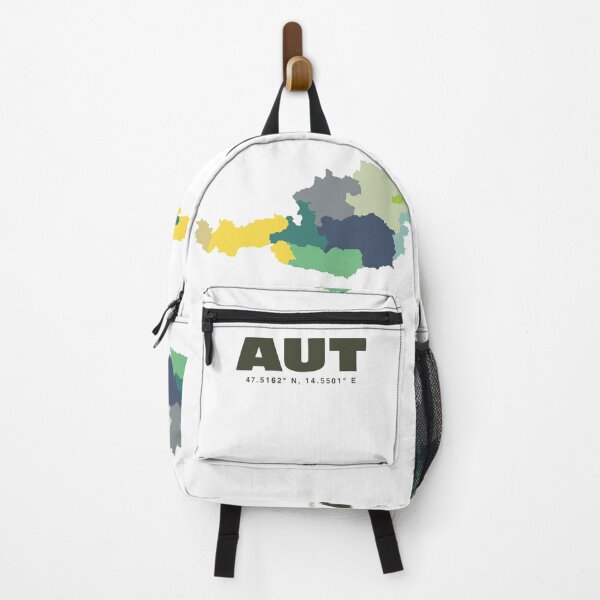 Item preview, Colorful Austria Map - Modern Minimalist Design (AUT) designed and sold by CartoPrints.