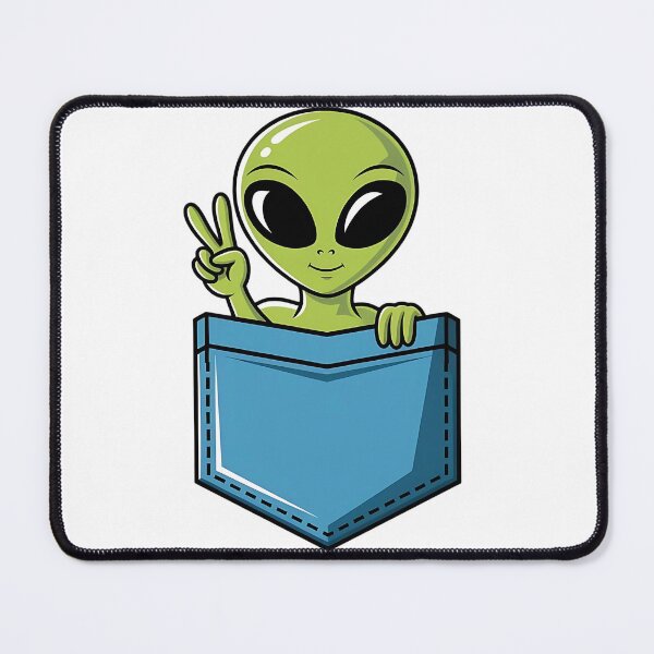 Item preview, Cute Alien in Pocket designed and sold by Suwit Thiamtanong.