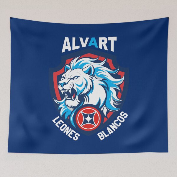 Item preview, WHITE LIONS - ALVART - PUEBLA UNIVERSITY designed and sold by CuPensky.