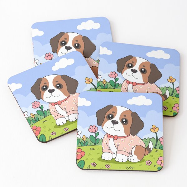 Item preview, Spring Garden St Bernard designed and sold by NeatThingLover.