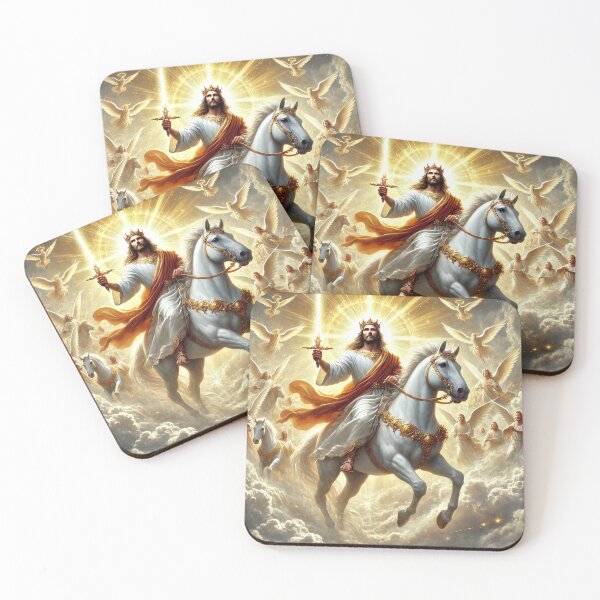 Item preview, “The King of Kings Comes in Glory - Jesus Riding the White Horse” designed and sold by Bigornia.