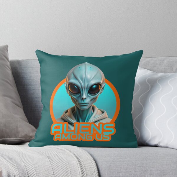 Item preview, ALIENS AMONG US - ALIENS - GRAY MAN designed and sold by CuPensky.