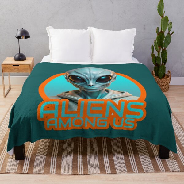Item preview, ALIENS AMONG US - ALIENS - GRAY MAN designed and sold by CuPensky.