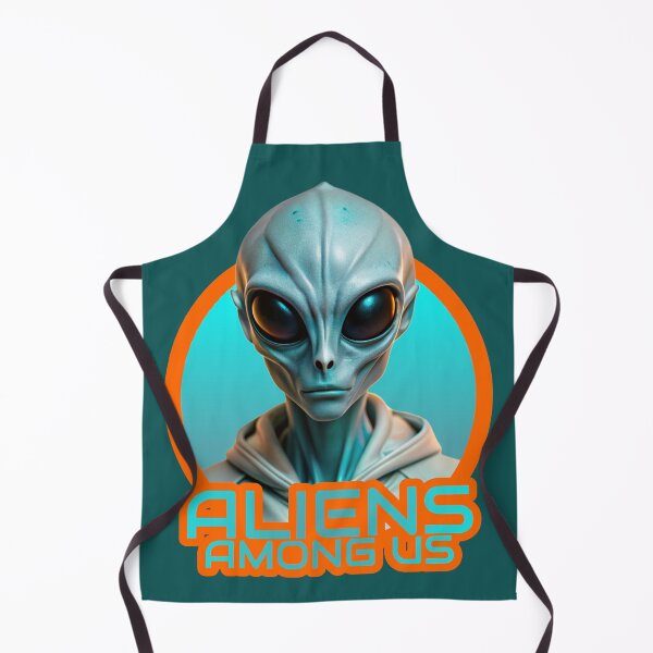 Item preview, ALIENS AMONG US - ALIENS - GRAY MAN designed and sold by CuPensky.