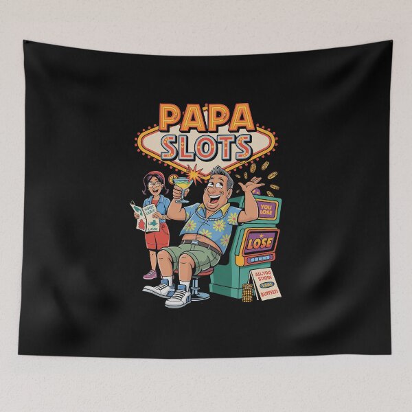 Item preview, Papa Slots Casino Lover Design designed and sold by GiftedExplorer.