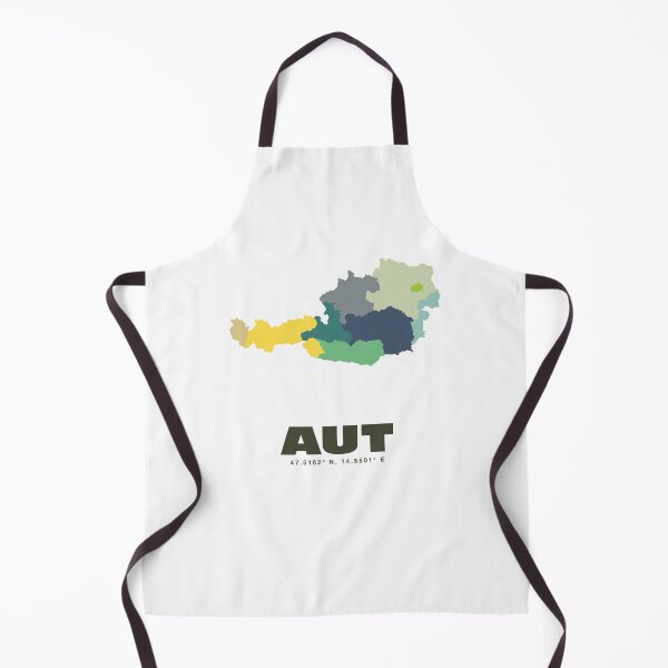 Item preview, Colorful Austria Map - Modern Minimalist Design (AUT) designed and sold by CartoPrints.