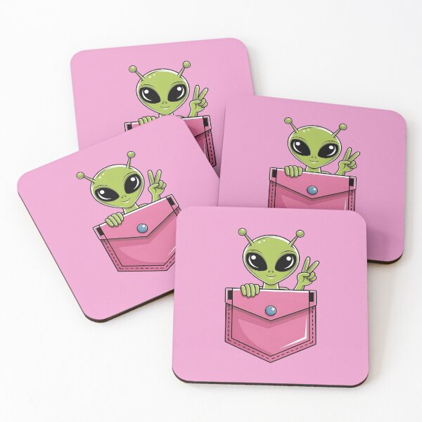 Item preview, Cute Alien in Pocket designed and sold by Suwit Thiamtanong.