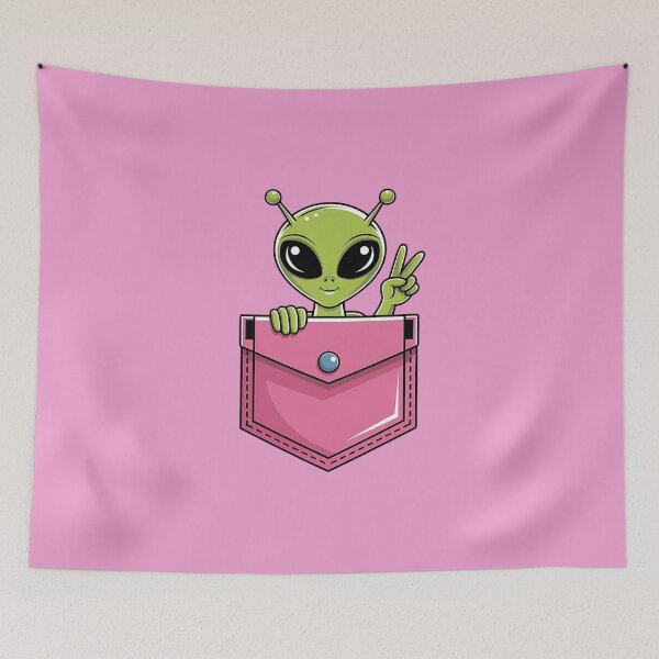 Item preview, Cute Alien in Pocket designed and sold by Suwit Thiamtanong.