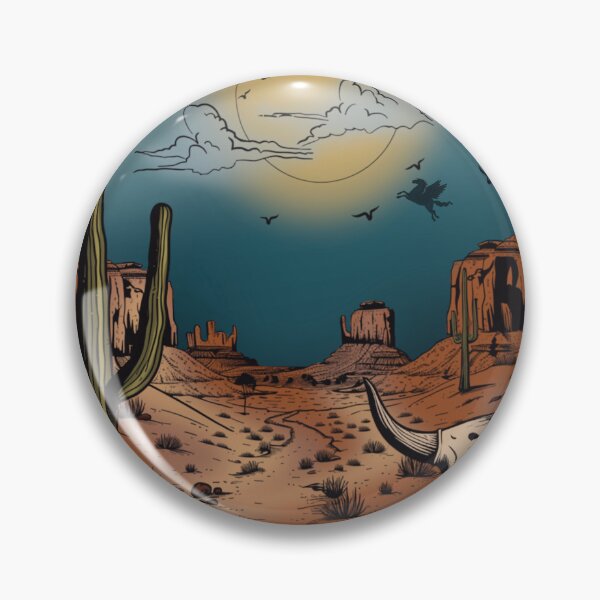 Item preview, Desert Scene and surprise in the sky designed and sold by Onehappyhook.