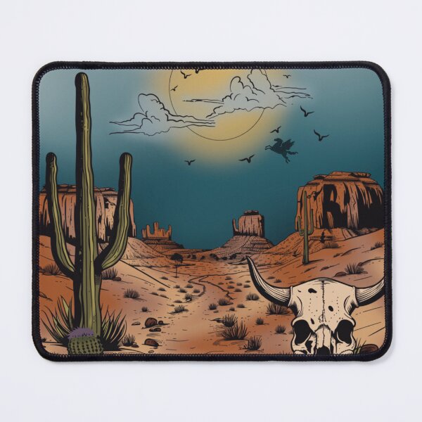 Item preview, Desert Scene and surprise in the sky designed and sold by Onehappyhook.