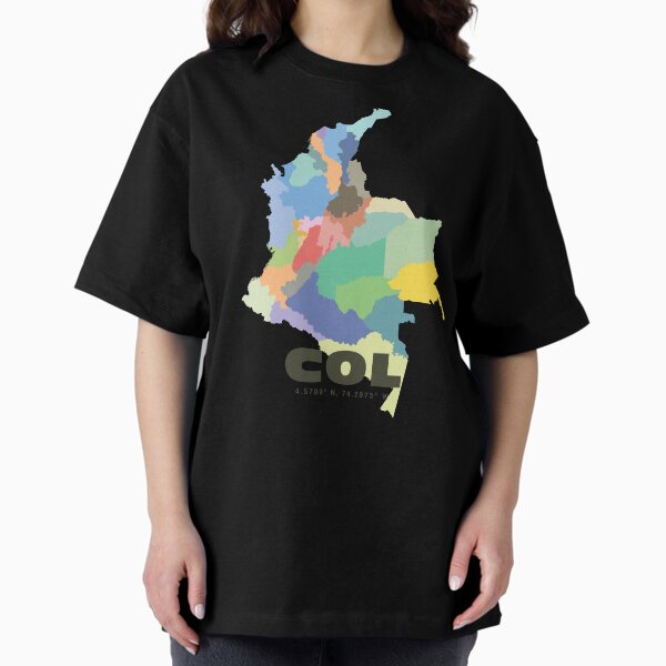 Item preview, Colorful Colombia Map - Modern Minimalist Design (COL) designed and sold by CartoPrints.