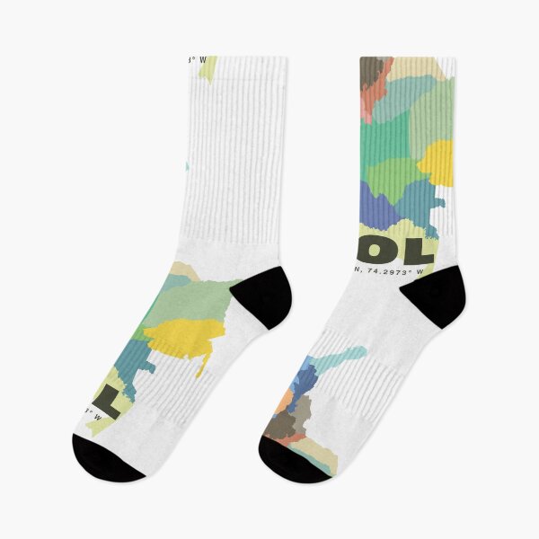 Item preview, Colorful Colombia Map - Modern Minimalist Design (COL) designed and sold by CartoPrints.