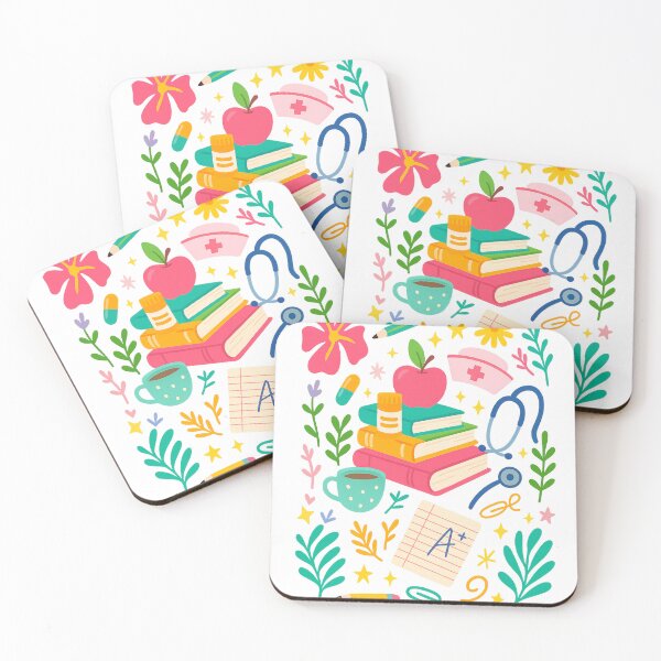 Item preview, Cute Nursing Student Essentials Illustration designed and sold by Giuggimade.