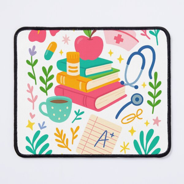 Item preview, Cute Nursing Student Essentials Illustration designed and sold by Giuggimade.