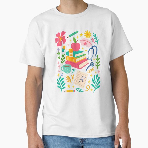 Item preview, Cute Nursing Student Essentials Illustration designed and sold by Giuggimade.