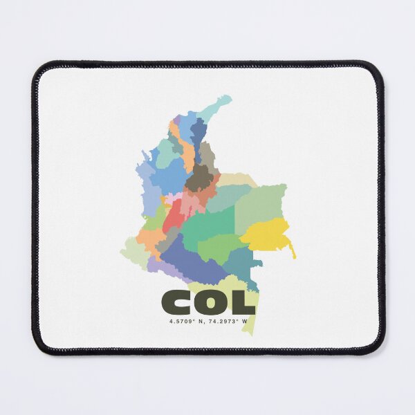 Item preview, Colorful Colombia Map - Modern Minimalist Design (COL) designed and sold by CartoPrints.