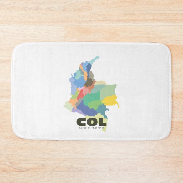 Item preview, Colorful Colombia Map - Modern Minimalist Design (COL) designed and sold by CartoPrints.