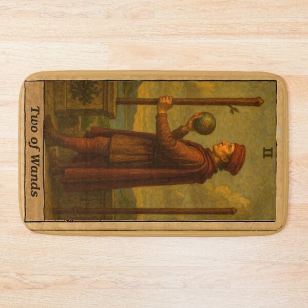 Item preview, Tarot: Two of Wands designed and sold by skoolsarecool.
