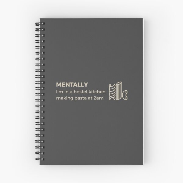 Item preview, Mentally at the hostel- Motivational Design for Women designed and sold by HolaNomad.