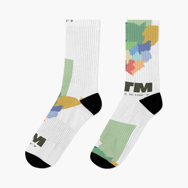Item preview, Colorful Guatemala Map - Modern Minimalist Design (GTM) designed and sold by CartoPrints.