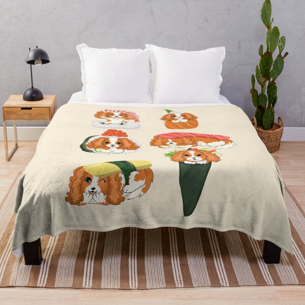 Item preview, Six Cavalier King Charles Spaniel Sushi Rolls designed and sold by daphsam.