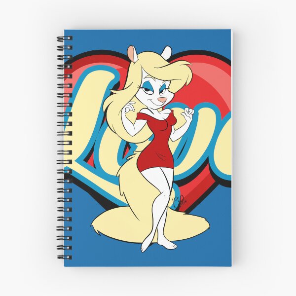 Item preview, MINERVA LOVE HEART - FURRY BLONDE GIRL - RETRO VINTAGE CARTOON 90S - D1 designed and sold by CuPensky.