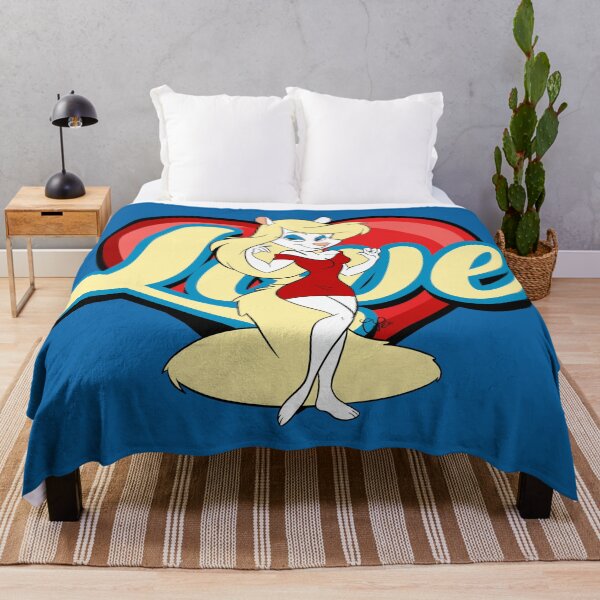 Item preview, MINERVA LOVE HEART - FURRY BLONDE GIRL - RETRO VINTAGE CARTOON 90S - D1 designed and sold by CuPensky.