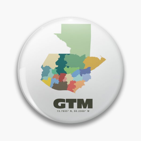 Item preview, Colorful Guatemala Map - Modern Minimalist Design (GTM) designed and sold by CartoPrints.
