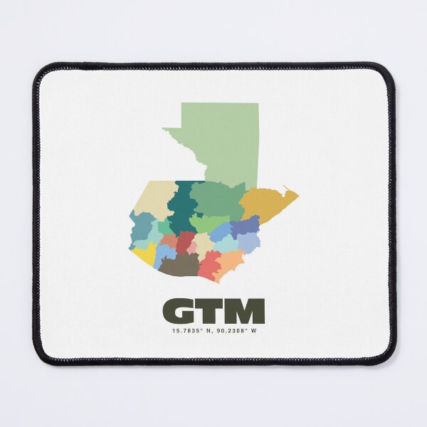 Item preview, Colorful Guatemala Map - Modern Minimalist Design (GTM) designed and sold by CartoPrints.