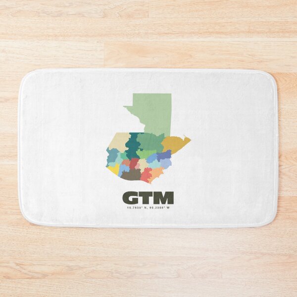 Item preview, Colorful Guatemala Map - Modern Minimalist Design (GTM) designed and sold by CartoPrints.