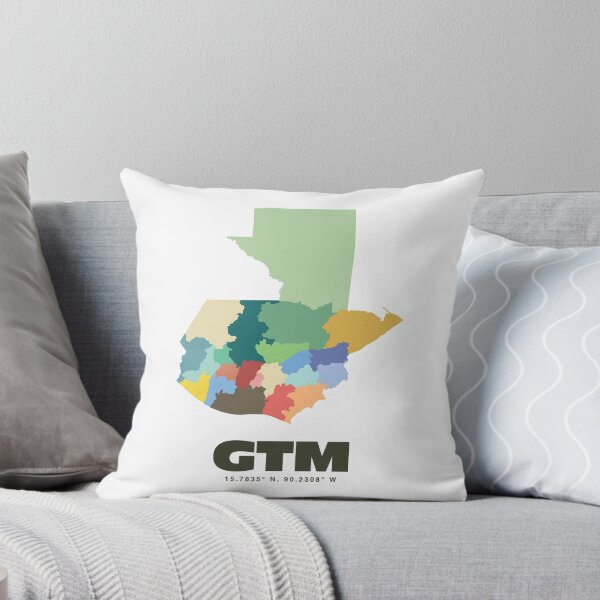 Item preview, Colorful Guatemala Map - Modern Minimalist Design (GTM) designed and sold by CartoPrints.