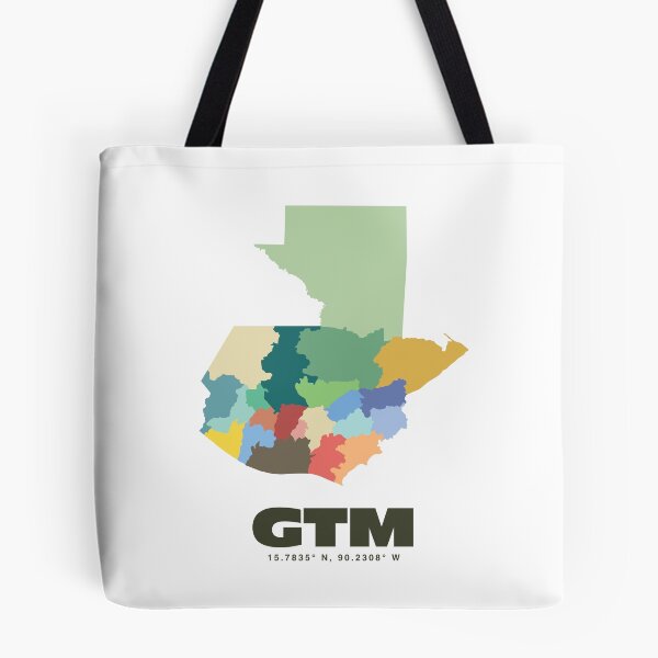 Item preview, Colorful Guatemala Map - Modern Minimalist Design (GTM) designed and sold by CartoPrints.