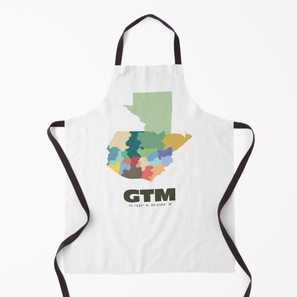 Item preview, Colorful Guatemala Map - Modern Minimalist Design (GTM) designed and sold by CartoPrints.