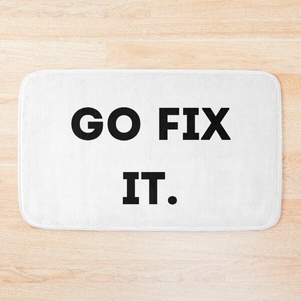 Item preview, Go Fix It – Motivational Design for Problem Solvers designed and sold by VasInd.