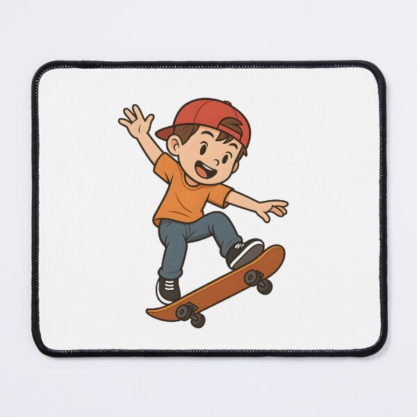 Item preview, The boy was playing on a skateboard. designed and sold by CHAMP639.
