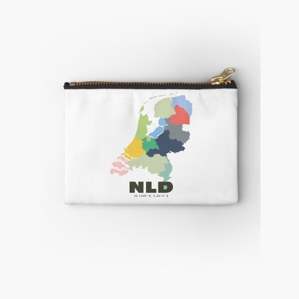 Item preview, Colorful Netherlands Map - Modern Minimalist Design (NLD) designed and sold by CartoPrints.