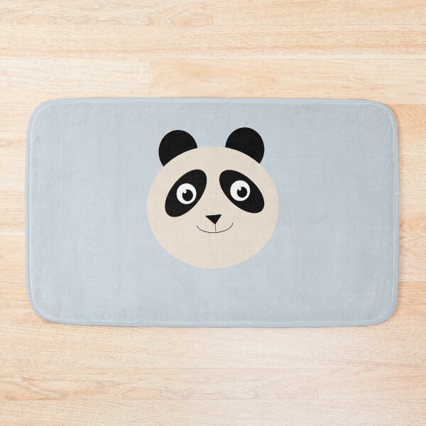 Item preview, Smiling Panda Face – Adorable Minimalist Panda Art designed and sold by CreationbyNiki.