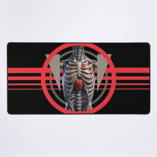 Item preview, THORACIC CAGE - SKELETON BONES - HEART - LUNGS designed and sold by CuPensky.