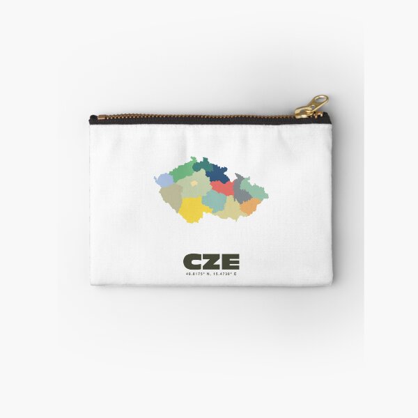 Item preview, Colorful Czech Republic Map - Modern Minimalist Design (CZE) designed and sold by CartoPrints.