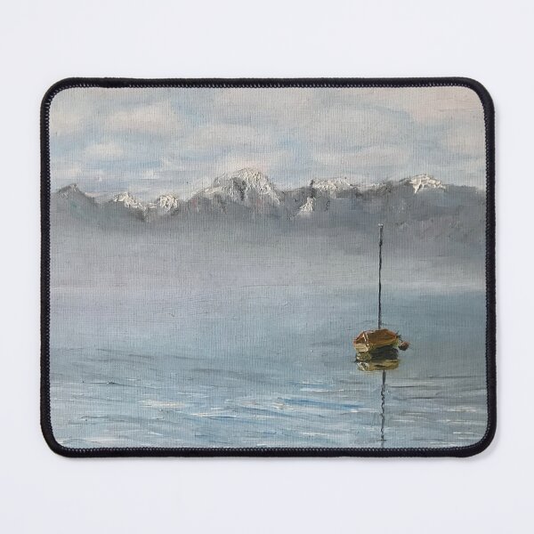 Item preview, Sailboat, Lake Geneva designed and sold by ClareKirwan.