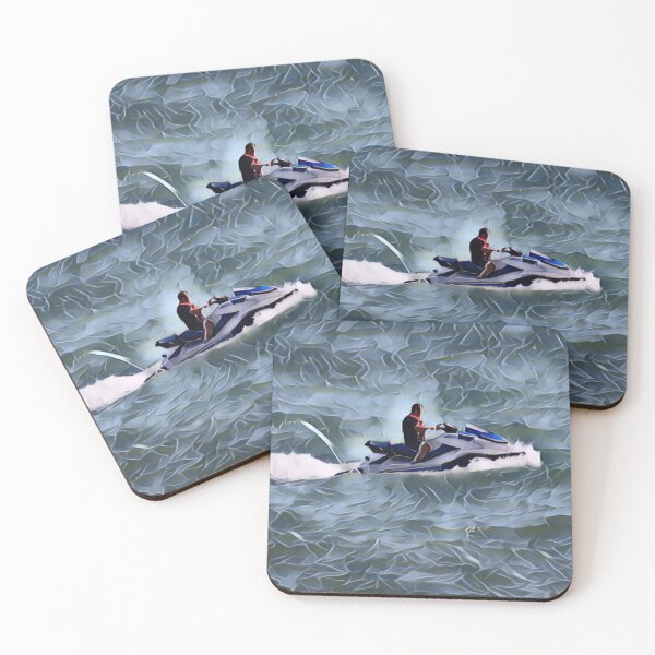 Item preview, Jet Ski Fun In Gemstone designed and sold by Fearless-Fox.