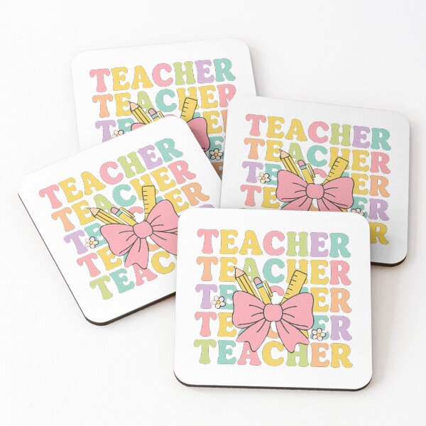 Item preview, Cute Pastel Teacher Typography Gift for Educators designed and sold by Alex Songs.